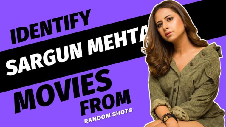 Can You Recall The Names Of Sargun Mehta's Movies By Looking At These Random Pictures?